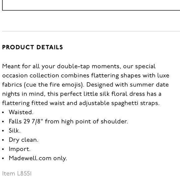 Madewell floral silk button front cami dress - Picture 9 of 9